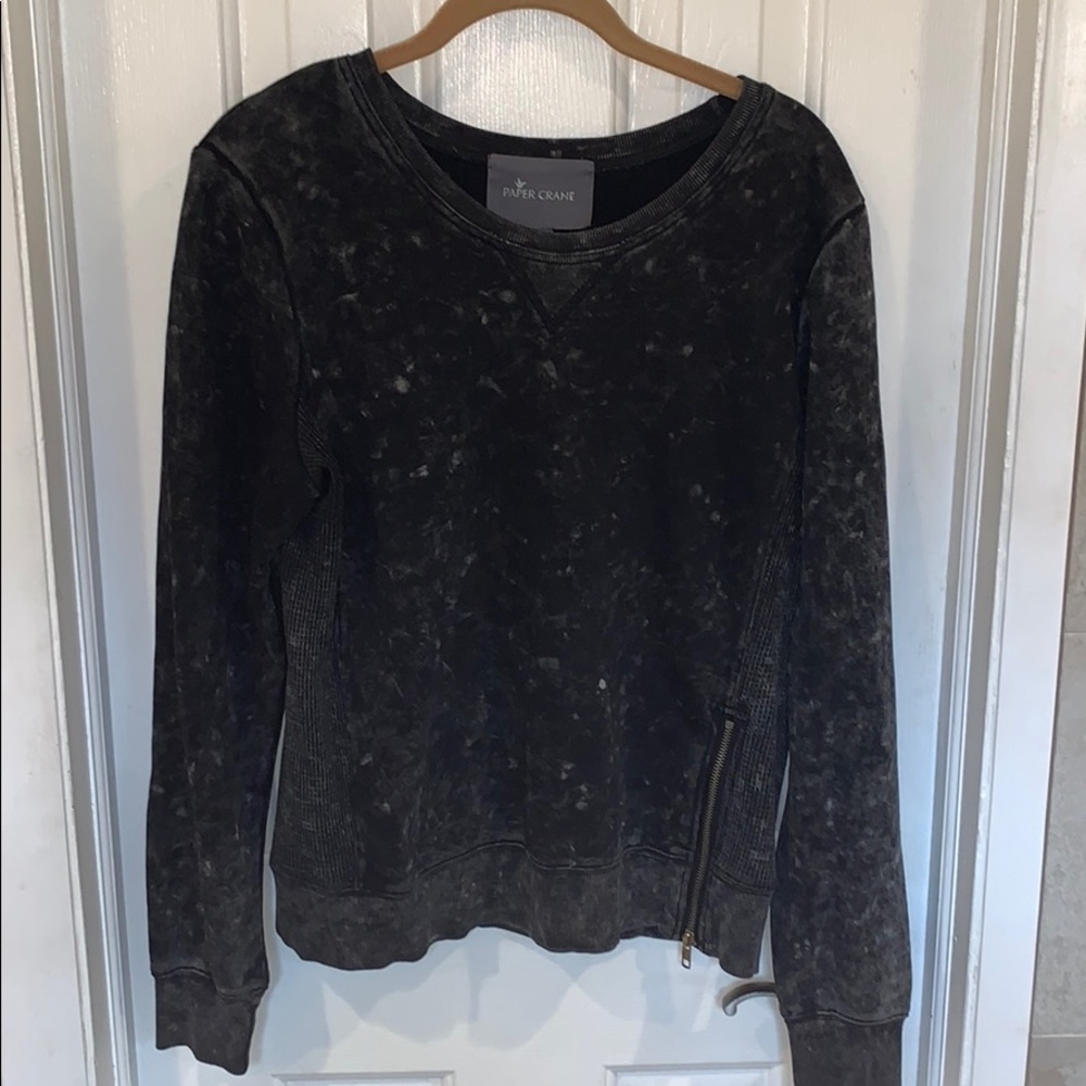 Distressed Paper Crane long sleeve